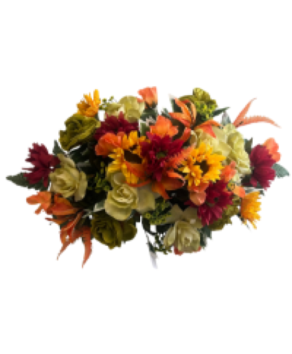 Sunflower  Silk Tombstone Saddle 