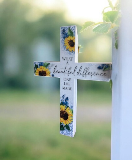 Sunflower Solar Powered Yard Stake 