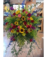 Sunflower Spray standing spray