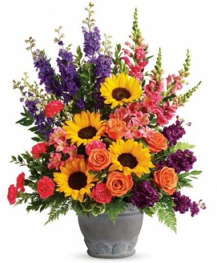 SUNFLOWER SUNSET Sympathy Urn