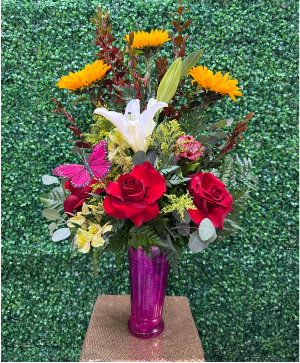 Sunflowers and Roses Fusion 