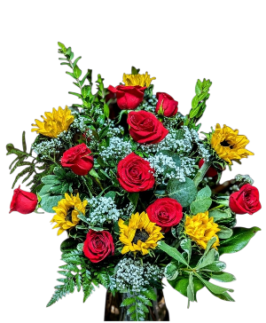 Sunflowers and Roses Galore 