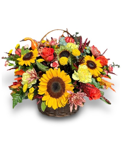 Sunny Meadow Fall Basket