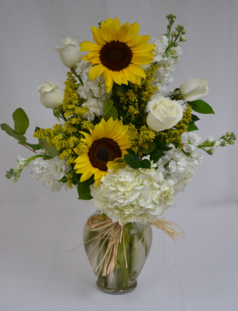 Sunflowers Serene Vase arrangement