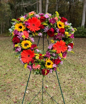 Sunlit Memories Standing Wreath 