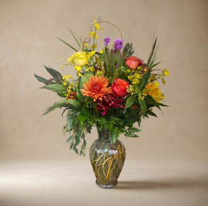 Sunlit Splendor Vase Arrangement