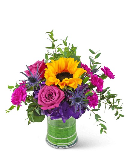 Sunny Blooms Flower Arrangement