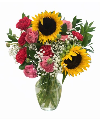 Sunny-Day Blooms Mixed spring arrangement