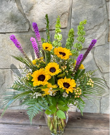 Sunny Day Vase Arrangement in Chicora, PA | Lily Dale Floral Design Studio