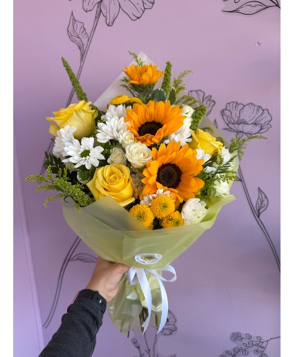 Sunny Day Wrap  Wrapped Bouquet