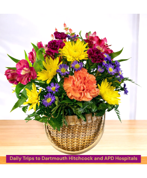 Mimosa Mix Basket Arrangement