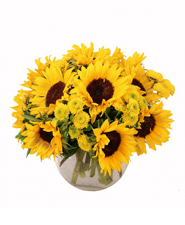 Sunny Escape Fresh Flower Vase