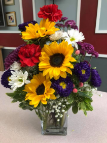 SUNNY GREETINGS Vase Arrangement