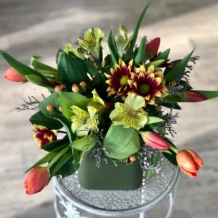 Sunny Harvest Vase Arrangement 