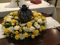 Sunny Memories Cremation Tribute (urn not included)