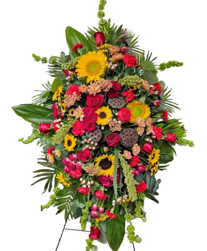 Sunny Remembrance Standing Spray