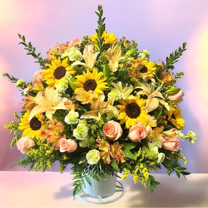 Sunny Sentiments Sympathy Flowers