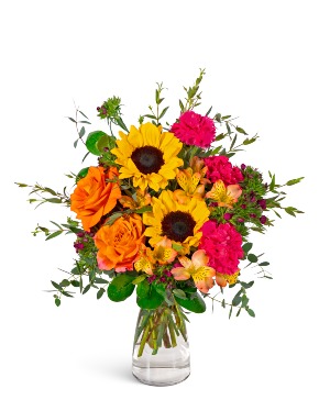 Sunny Sienna Flower Arrangement