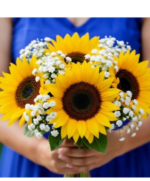 Sun-Kissed Handheld Bouquet