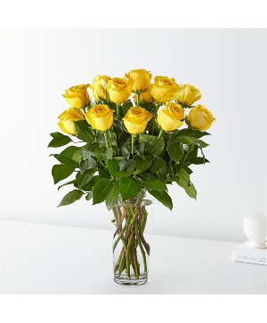 Sunny Yellow Roses 