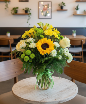 Sunnyside Up Vase Arrangement