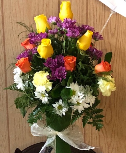 Sunrise Bouquet Fresh Cut Vase
