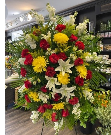 Sunrise Remembrance  Standing Spray