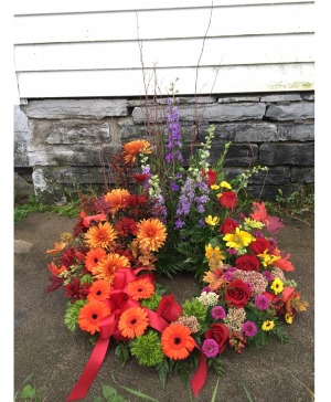 Sunrise Urn Wreath 