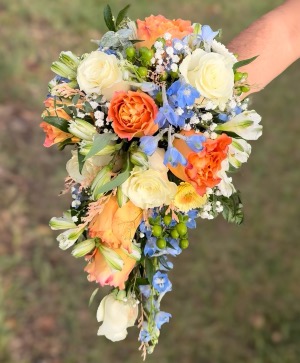 Sunset Cascade Bouquet 