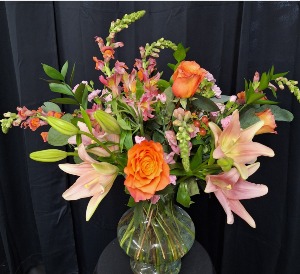 Sunset Elegance Flower Arrangement
