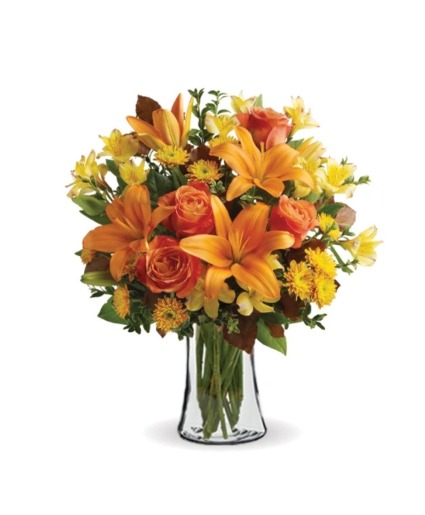 Sunset glow  Vase arrangement 