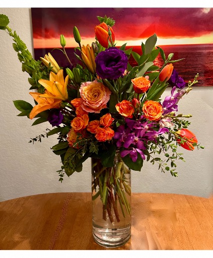 Miami Sunset Flower Arrangement 