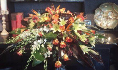 Sunset Memories Casket Spray