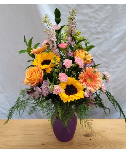 Sunset Memories Vase Arrangement