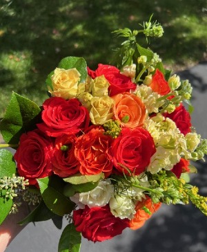 Sunset Orange Bouquet  Bouquet 