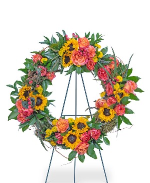 Sunset Reflections Wreath Sympathy