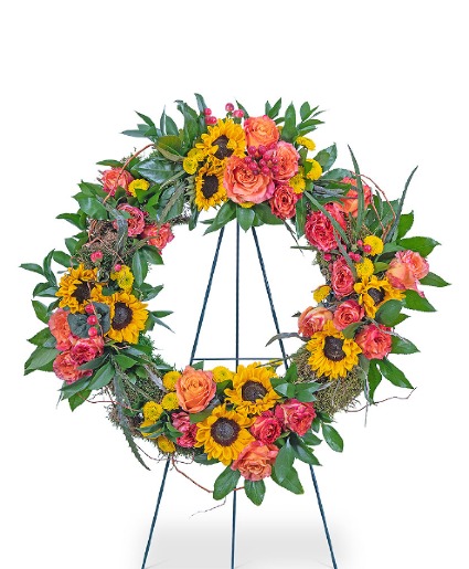Sunset Reflections Wreath Sympathy