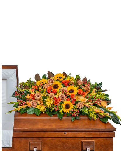 Sunset Serenade Casket Spray Sympathy
