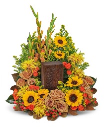 Sunset Serenade Cremation Tribute Flower Arrangement