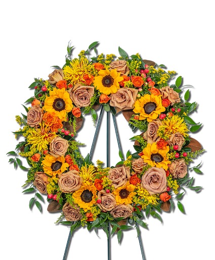 Sunset Serenade Wreath Sympathy