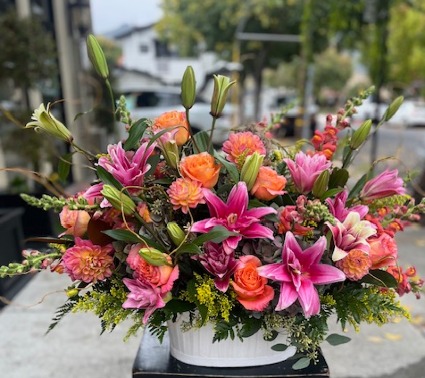 Sunset Serenity Basket Funeral