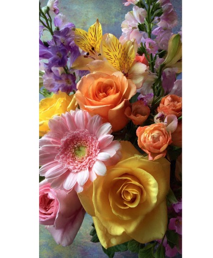 Sunset Twist Vase Arrangement