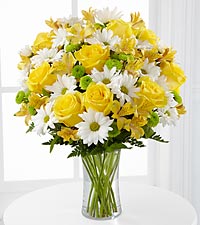 Sunshine and Roses Fresh Flowers