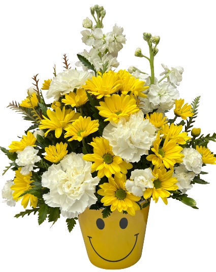 Sunshine Bouquet Happy Face Arrangement