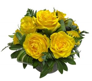 Sunshine by the Dozen Vase Arrangement