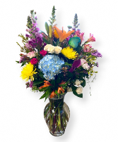 Sunshine Mixed Beauty Vase mixed Arrangement 