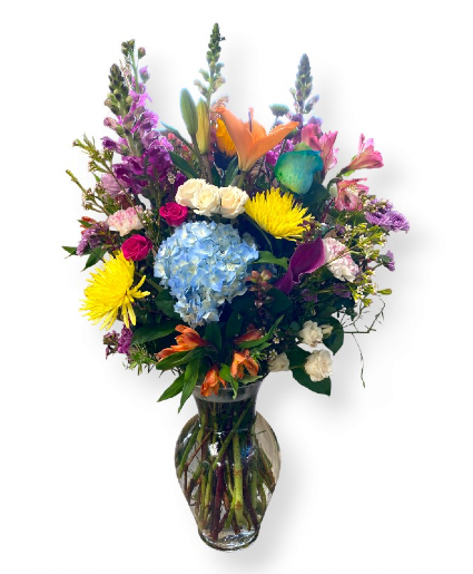 Sunshine Mixed Beauty Vase mixed Arrangement 