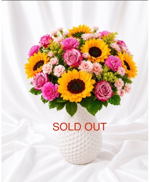 Sunshine & Petals Vase Arrangement