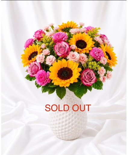 Sunshine & Petals Vase Arrangement