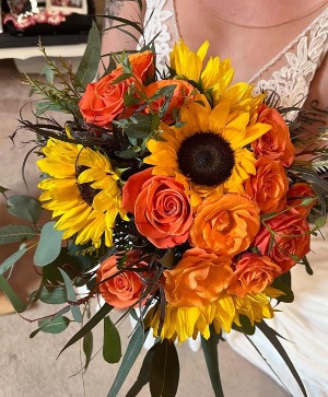 Sunshine & Roses Bouquet Bridal Bouquet 